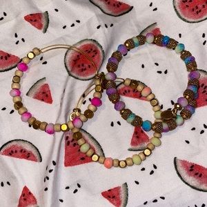 alex and ani colorful bracelets